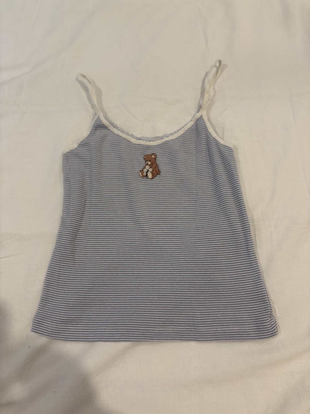 Brandy Striped Patch Bear Tank – DM B4 BUYING OR ILL REFUND YOU!