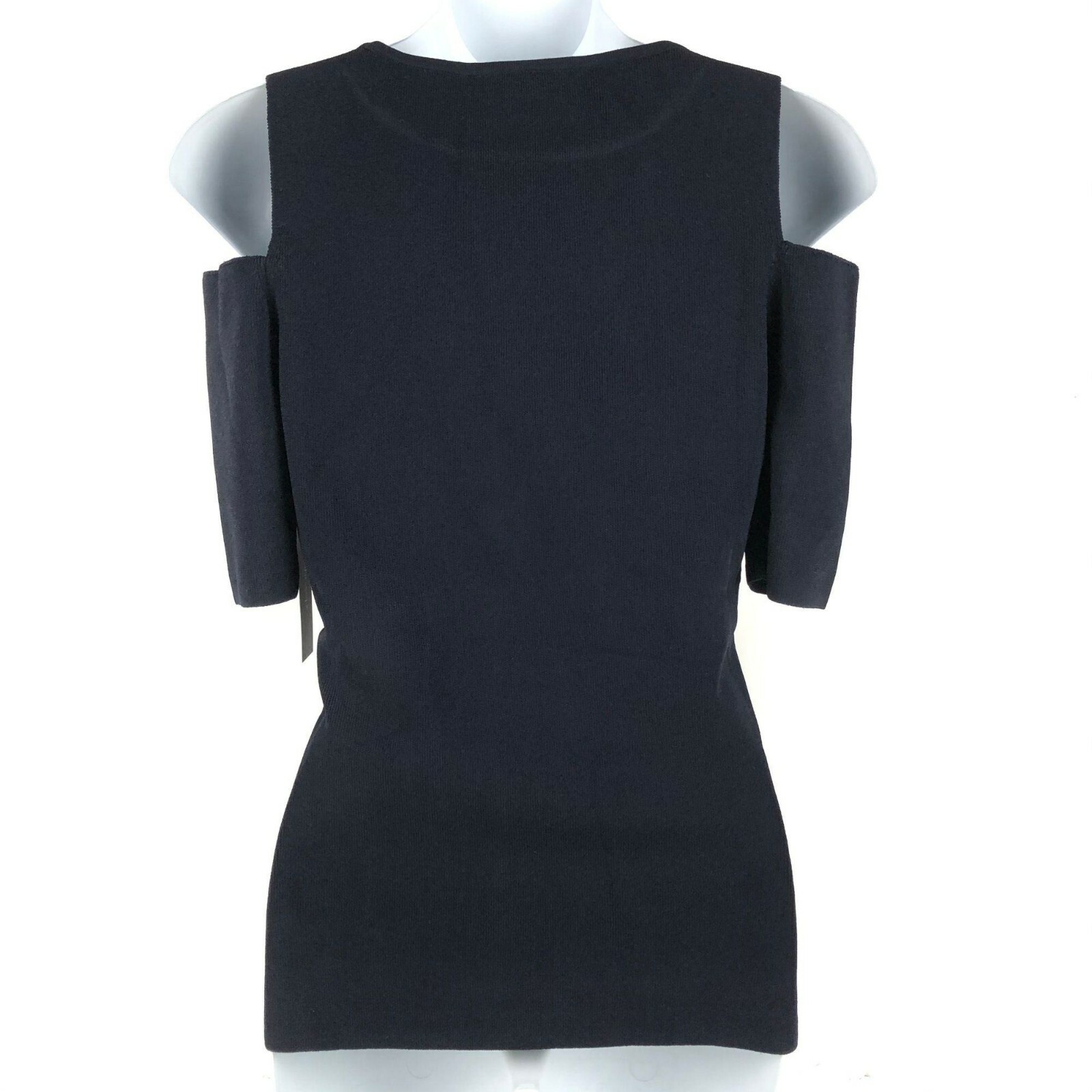$179 New Nordstrom Classiques Entier Cold Shoulder Top In Navy Size XS