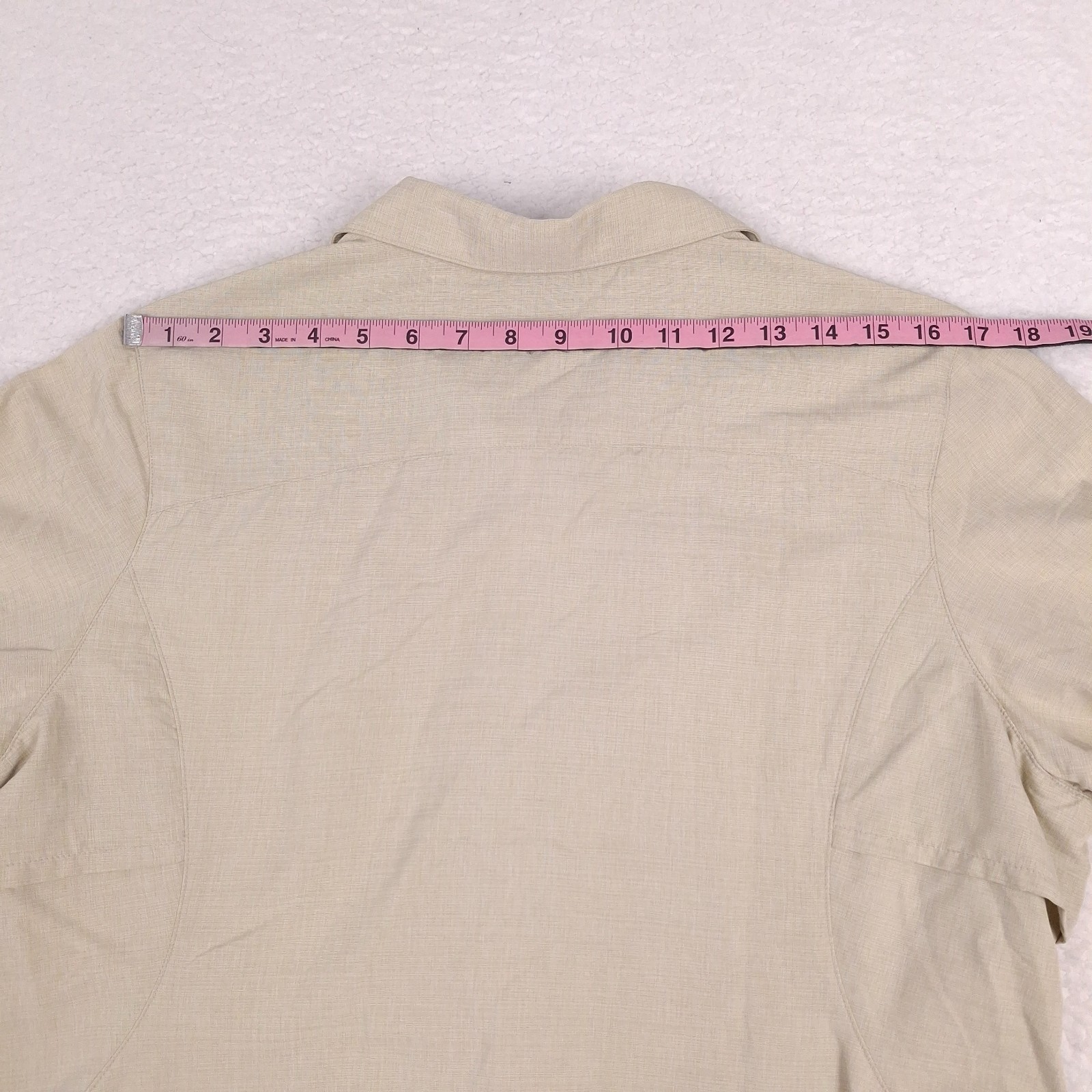 Outdoor Research womens XL UPF 50 long sleeve hiking shirt trail roll tab vented