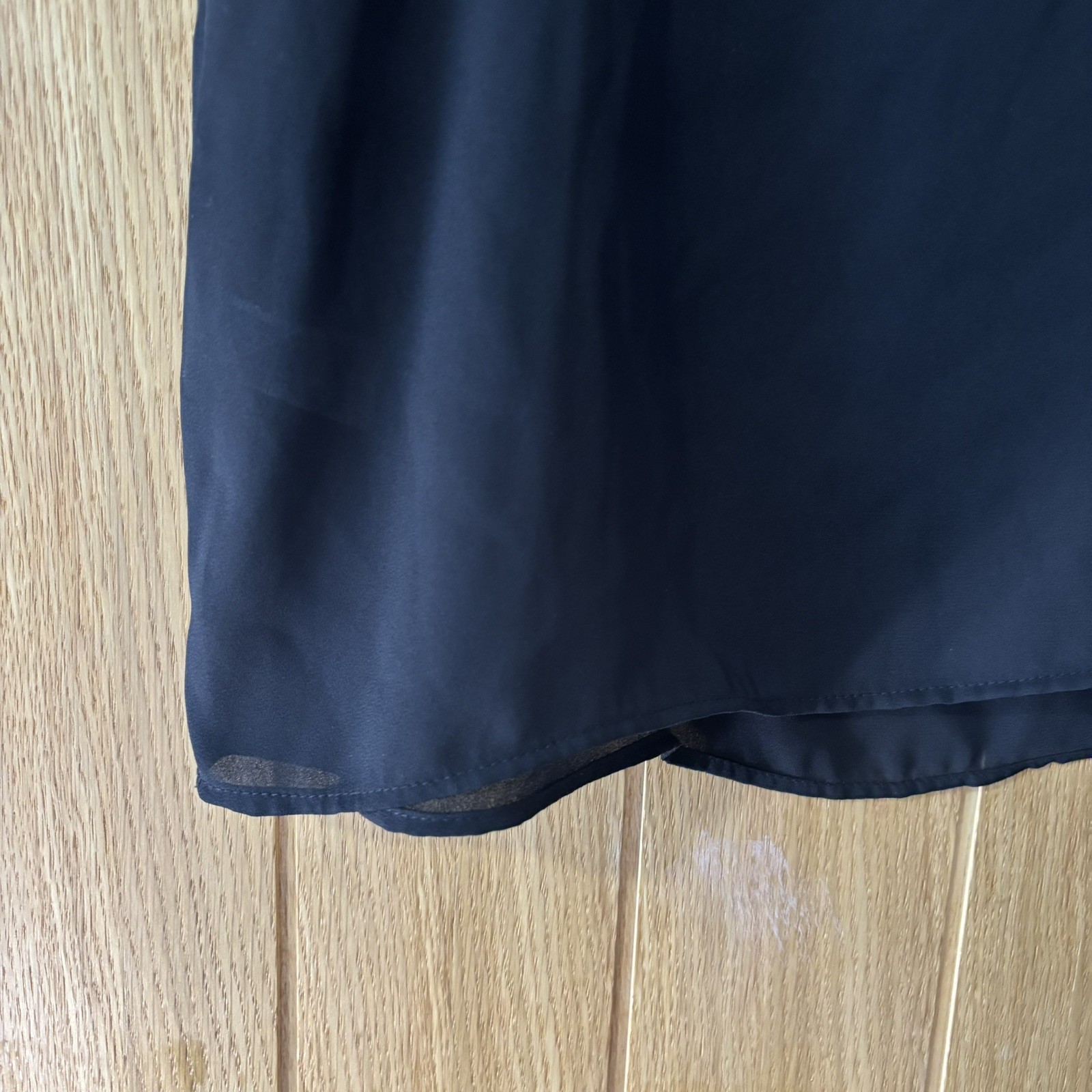 Coquette Fairy Grunge Sheer Black Chiffon Layering Cami Top UK 6 Primark