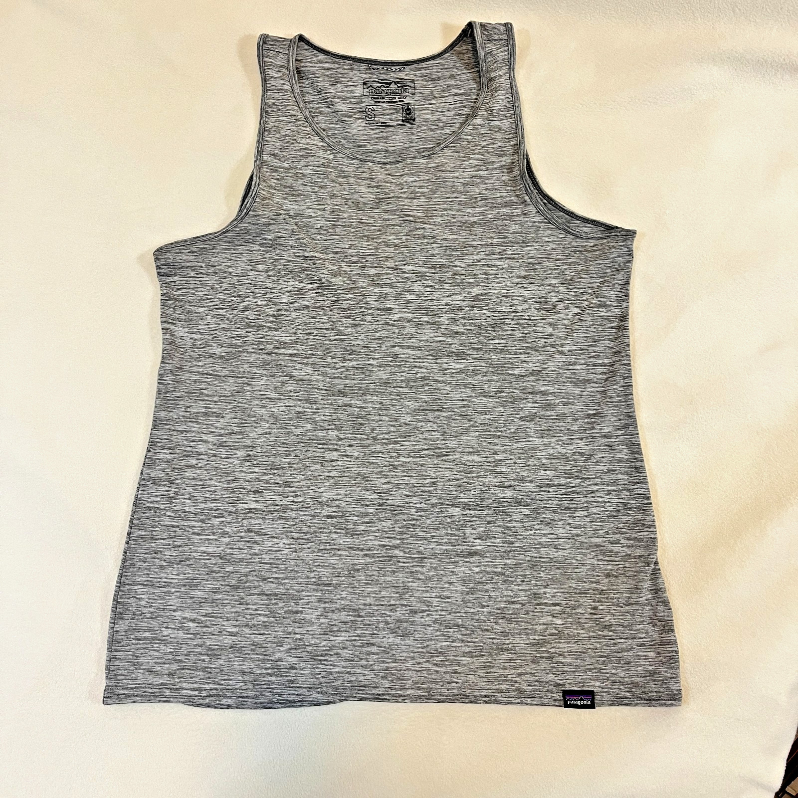 EUC Patagonia Women’s Capilene Cool Daily Tank Top Heather Gray XS