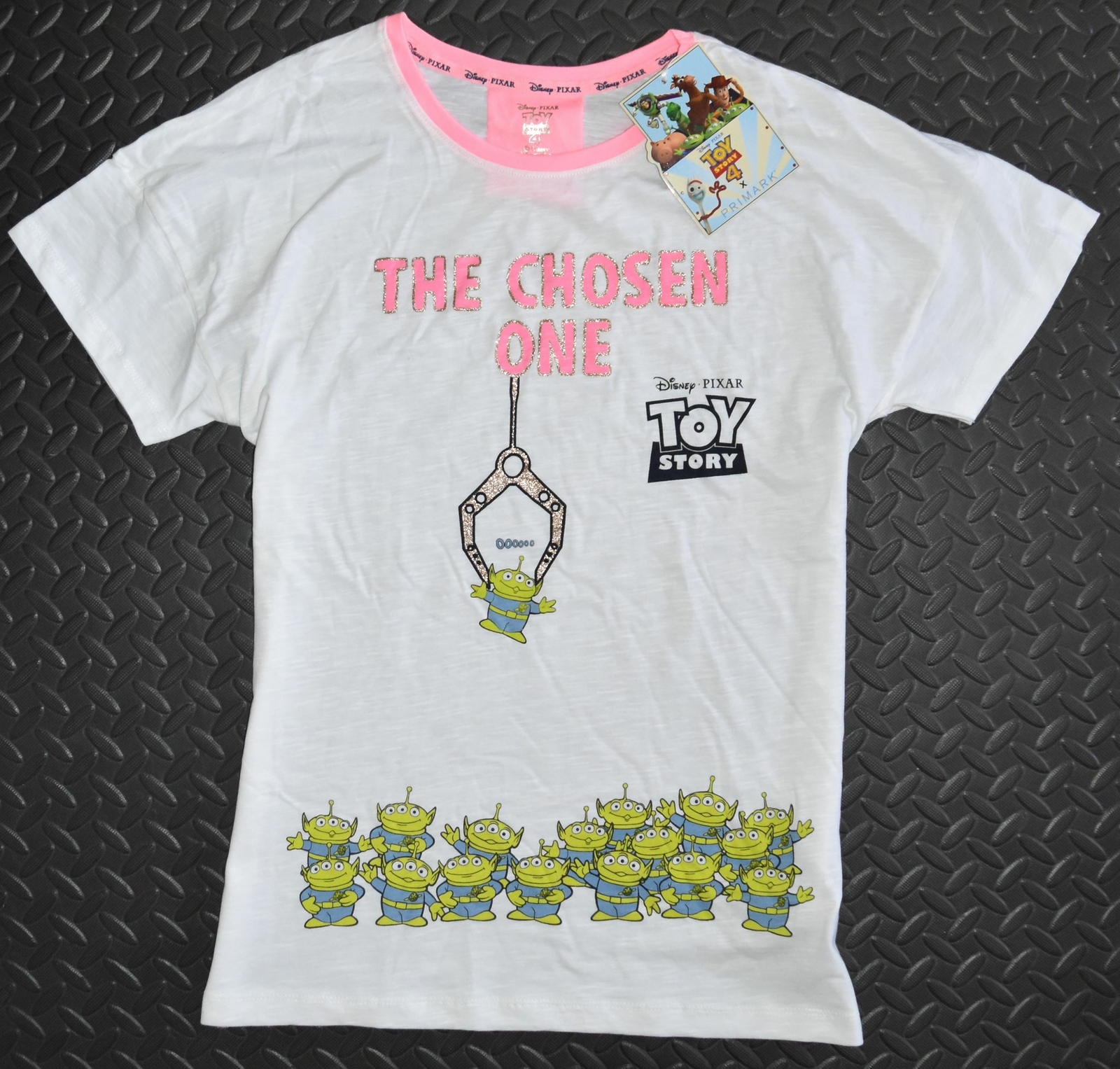 Toy Story PJ T Shirt Primark Disney Ladies 100% Cotton Aliens UK Sizes 6 to 20