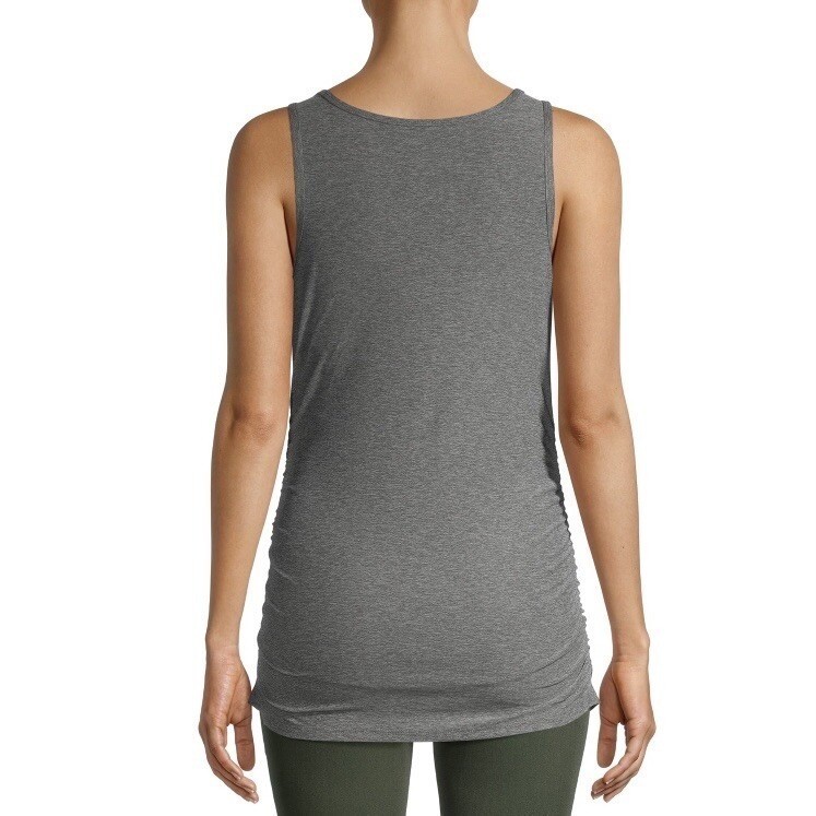 Time And Tru Womens Maternity Tank Top Gray Sleeveless New with Tags Medium 8-10