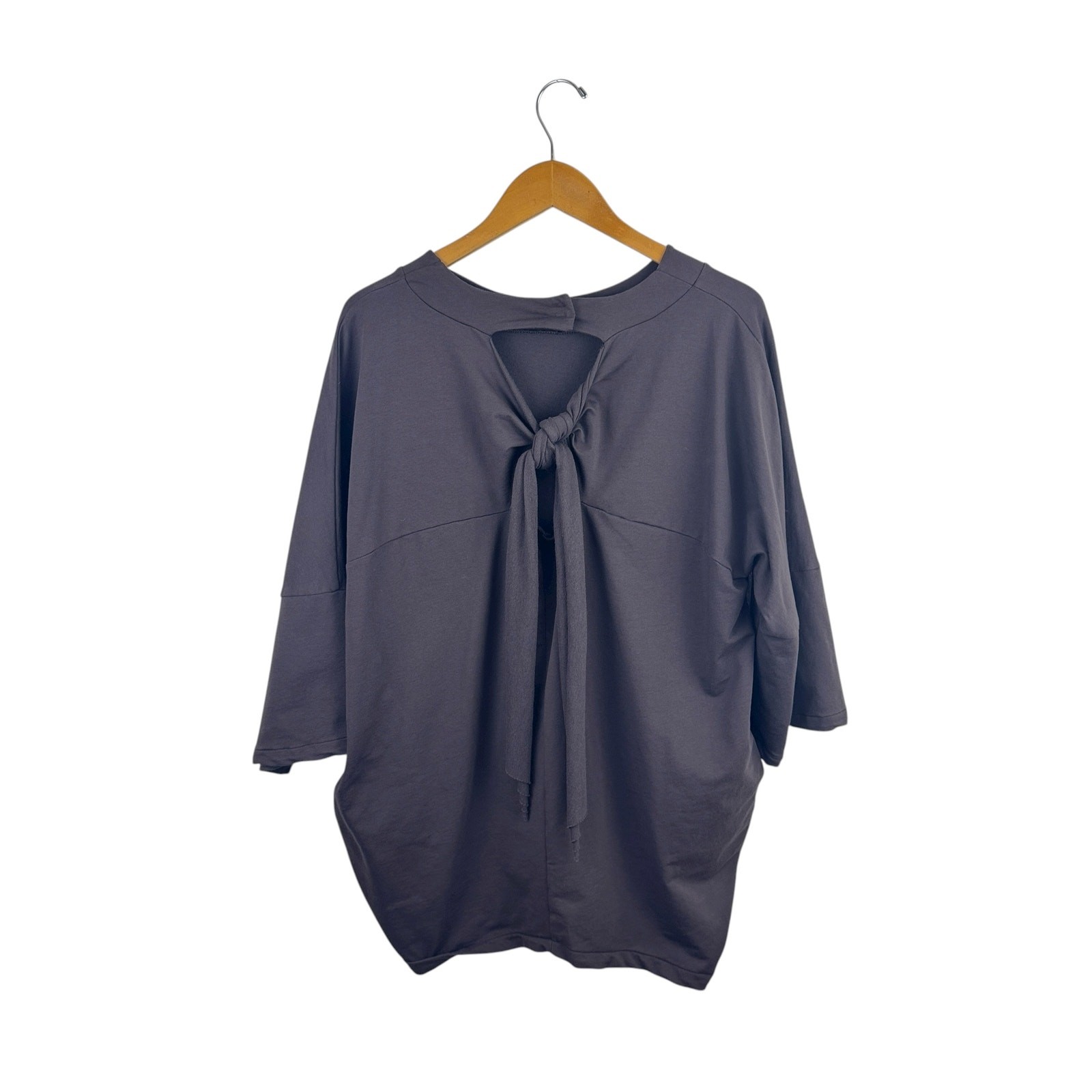 Nuovo Borgo Cotton Sweatshirt Oversized Pockets Gray 42