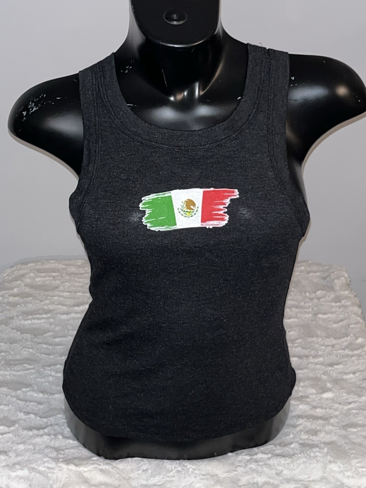 MEXICO COUNTRY WHERE I’M FROM CROP TOP TANK SHIRT WOMENS MEDIUM NWT