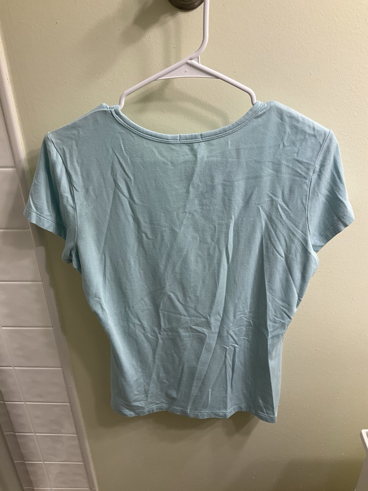 J. Mclaughlin Women’s Stretch short sleeve T-Shirt Size Medium Light Green Yoga