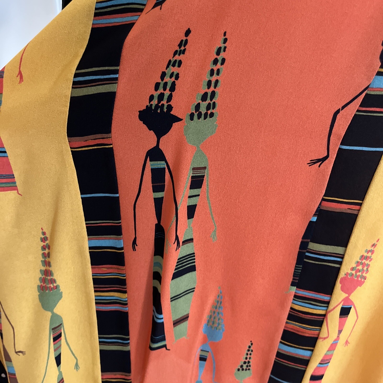HARARI Native Print Top Sz XL
