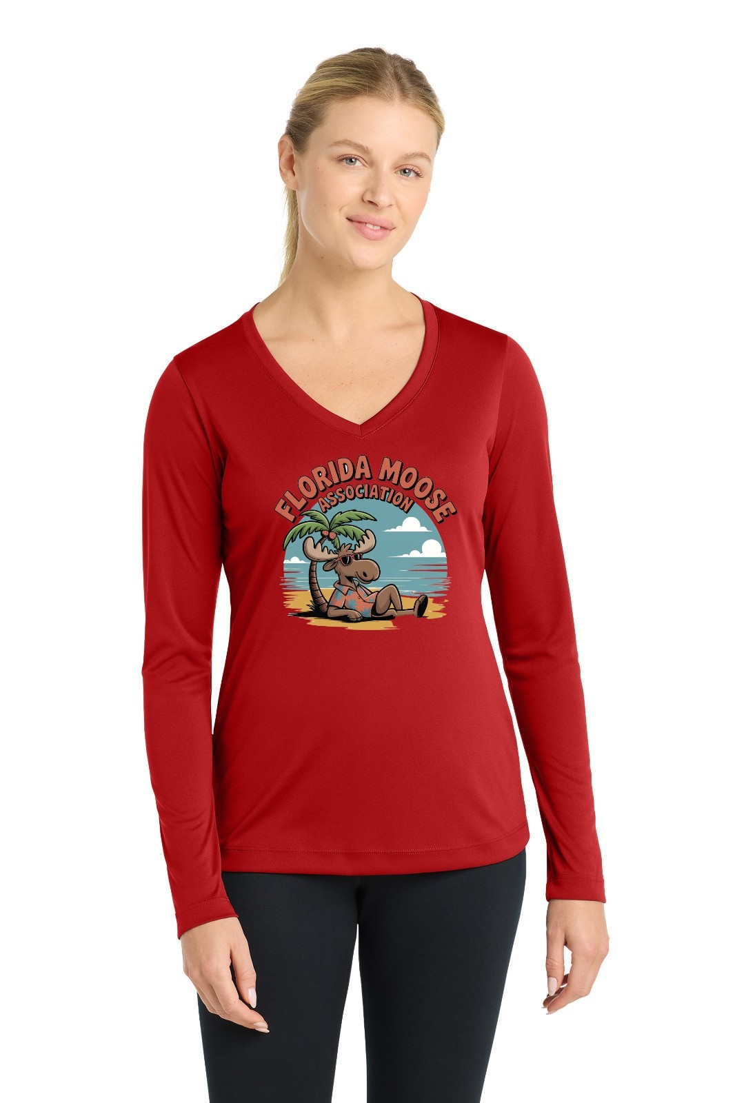 FMA Sport Tek long sleeve t shirt dry fit LST353LS women’s front only Tom E