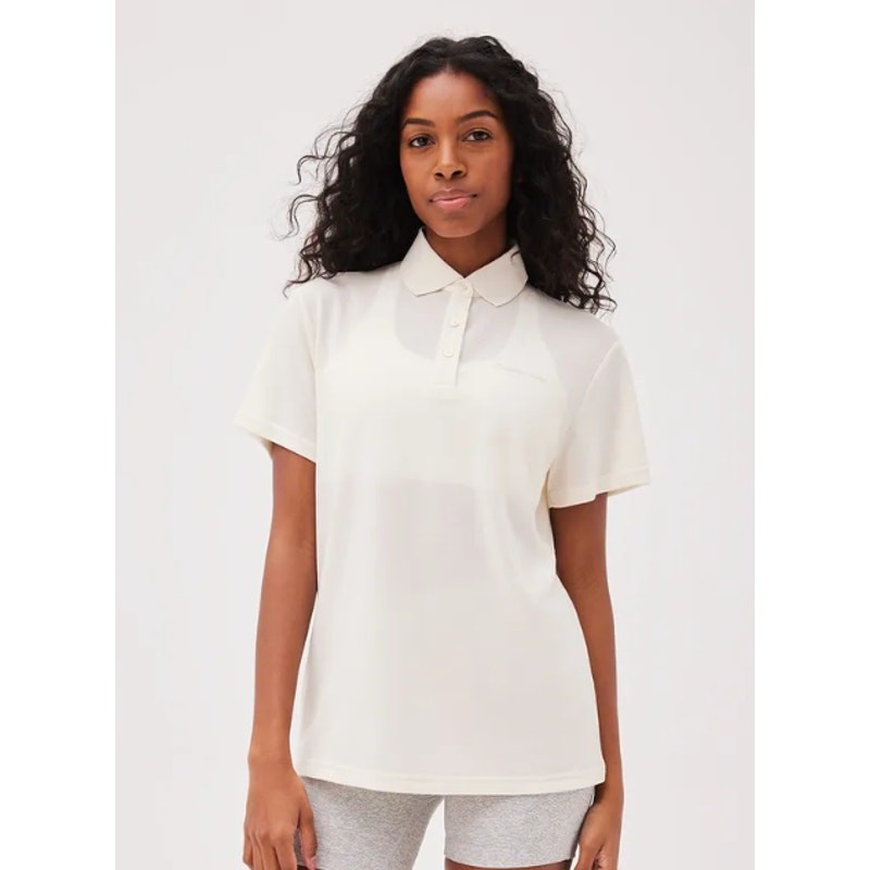 OUTDOOR VOICES Womens Short Sleeve Birdie Polo Shirt Small Black Collared NWT