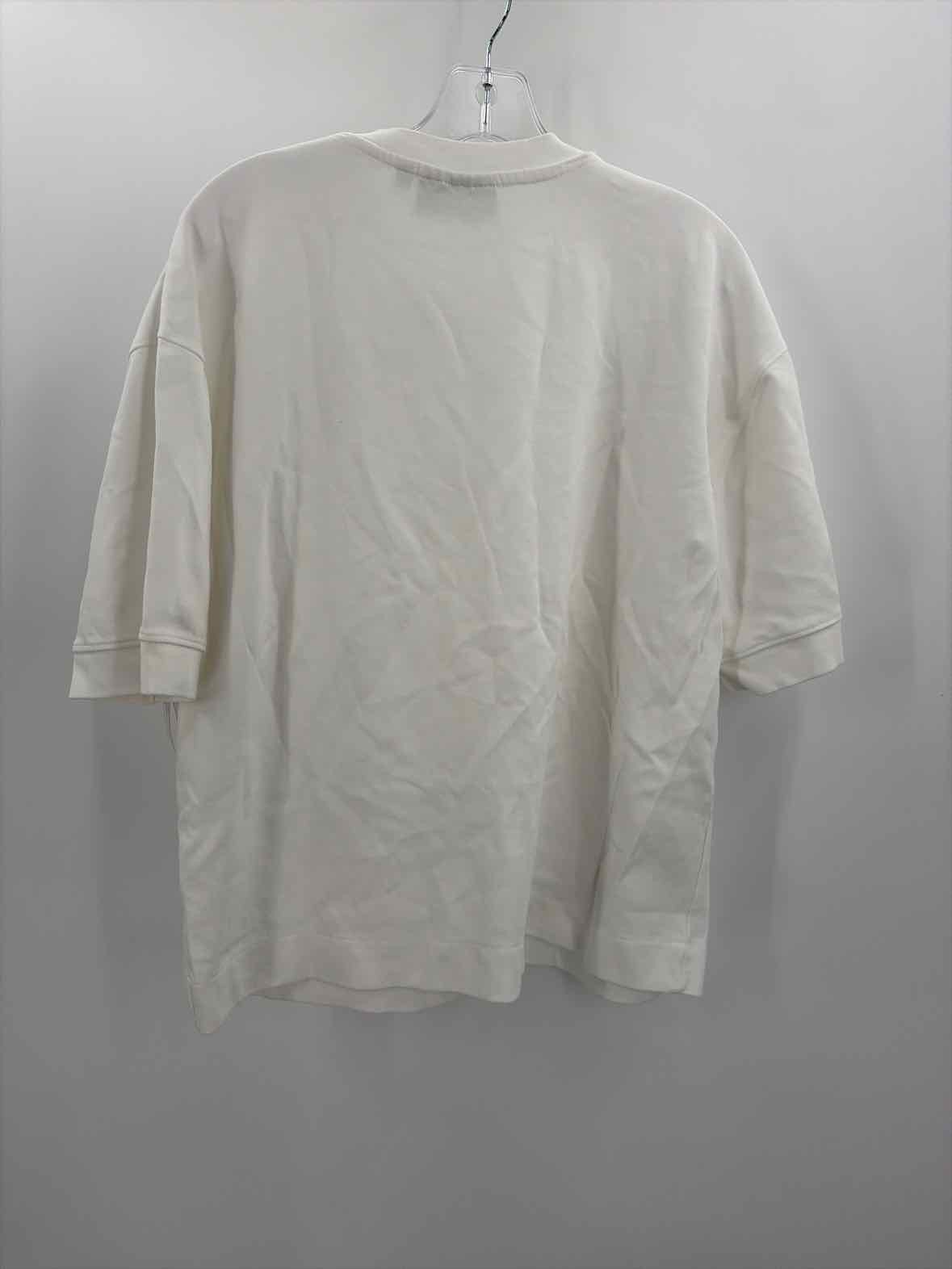 Amongst Others White Size Medium Short Sleeve Blouse