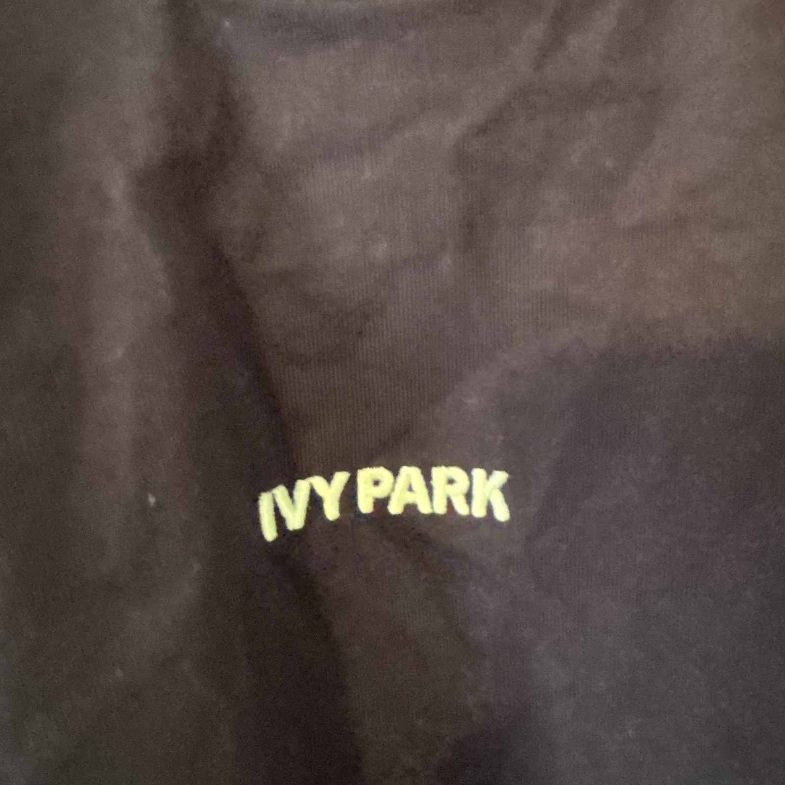 Adidas x Ivy Park Black 3-Stripe Crop Tee Shirt Medium Beyoncé Collab GR1433