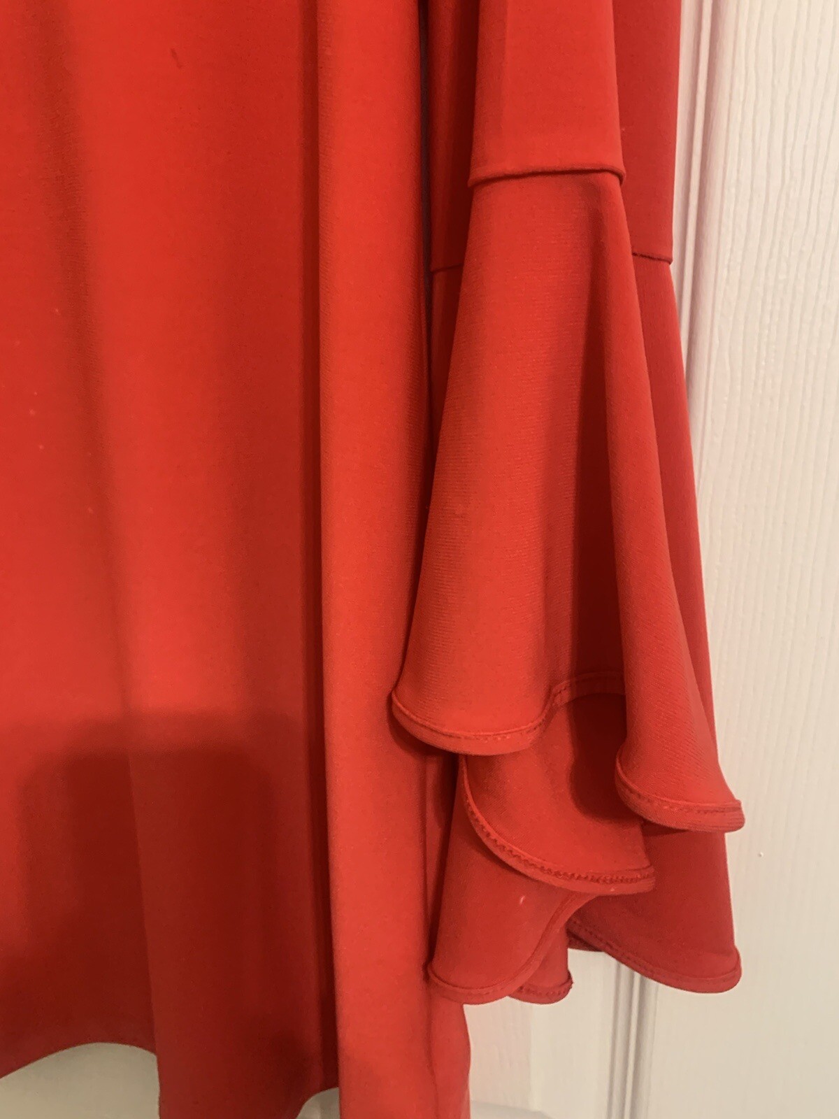 Women With Control Womens Pull On Blouse/Shirt/Top Size M Red