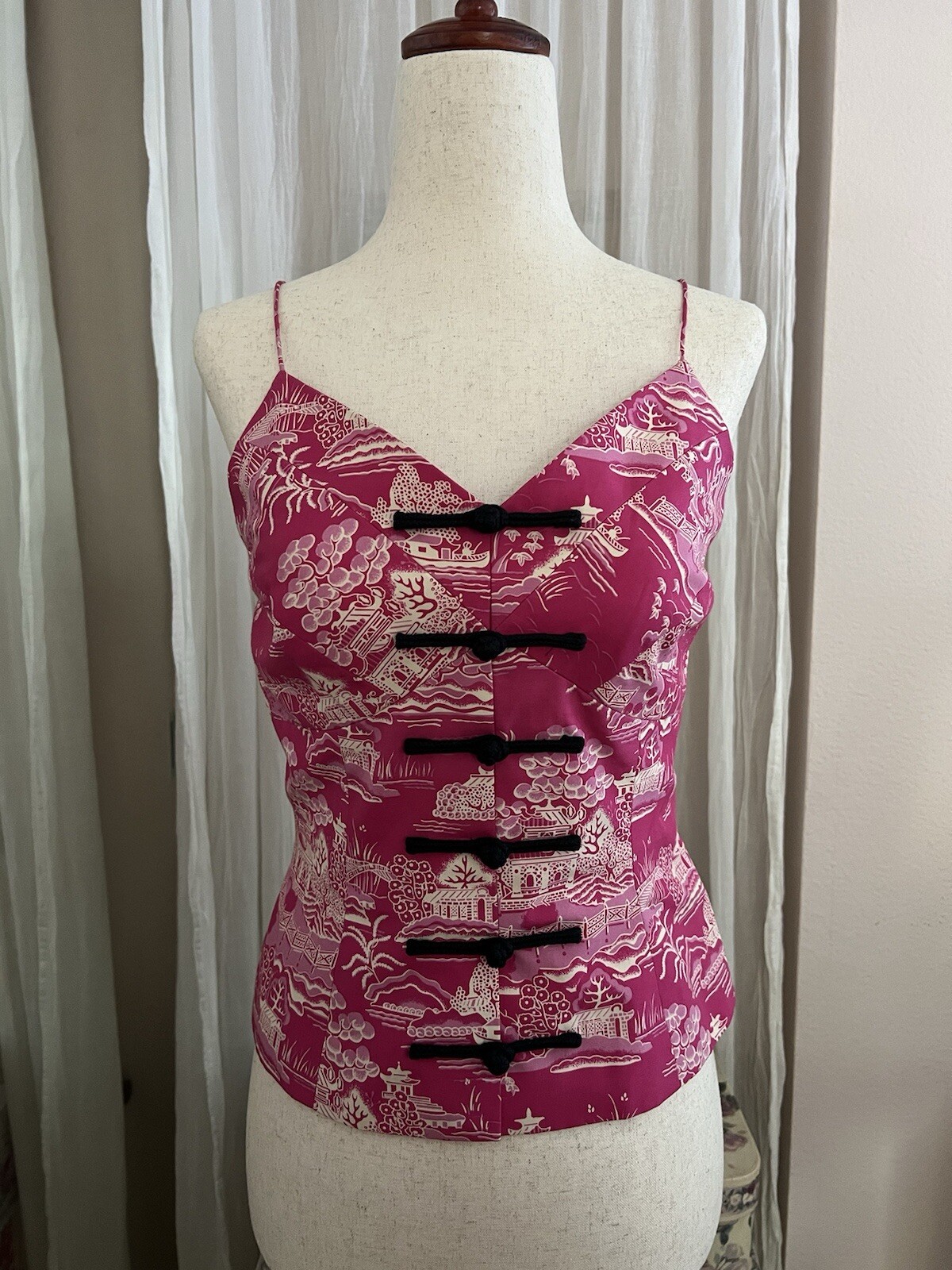 Shanghai Tang Vintage women Pink Top Size 4