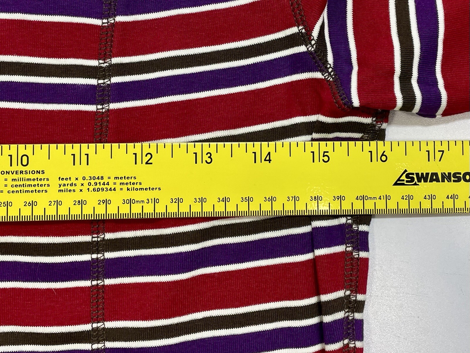 CAROLYN TAYLOR Shirt Side SMALL knit striped top NWT (nn4)