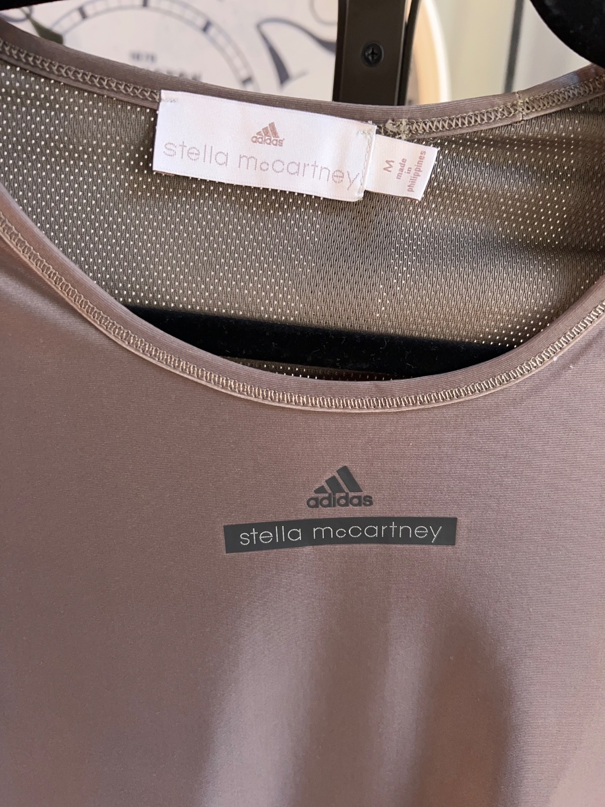 STELLA MCCARTNEY x ADIDAS Techfit dri-fit long sleeve tee – gray – M