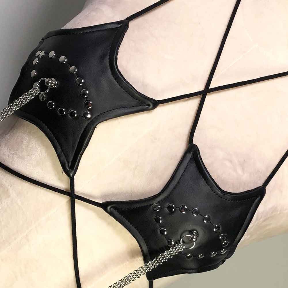 Goth Tops Punk Rock Clothes Vintage Grunge Emo Clothing Y2K Gothic Tank Spiked