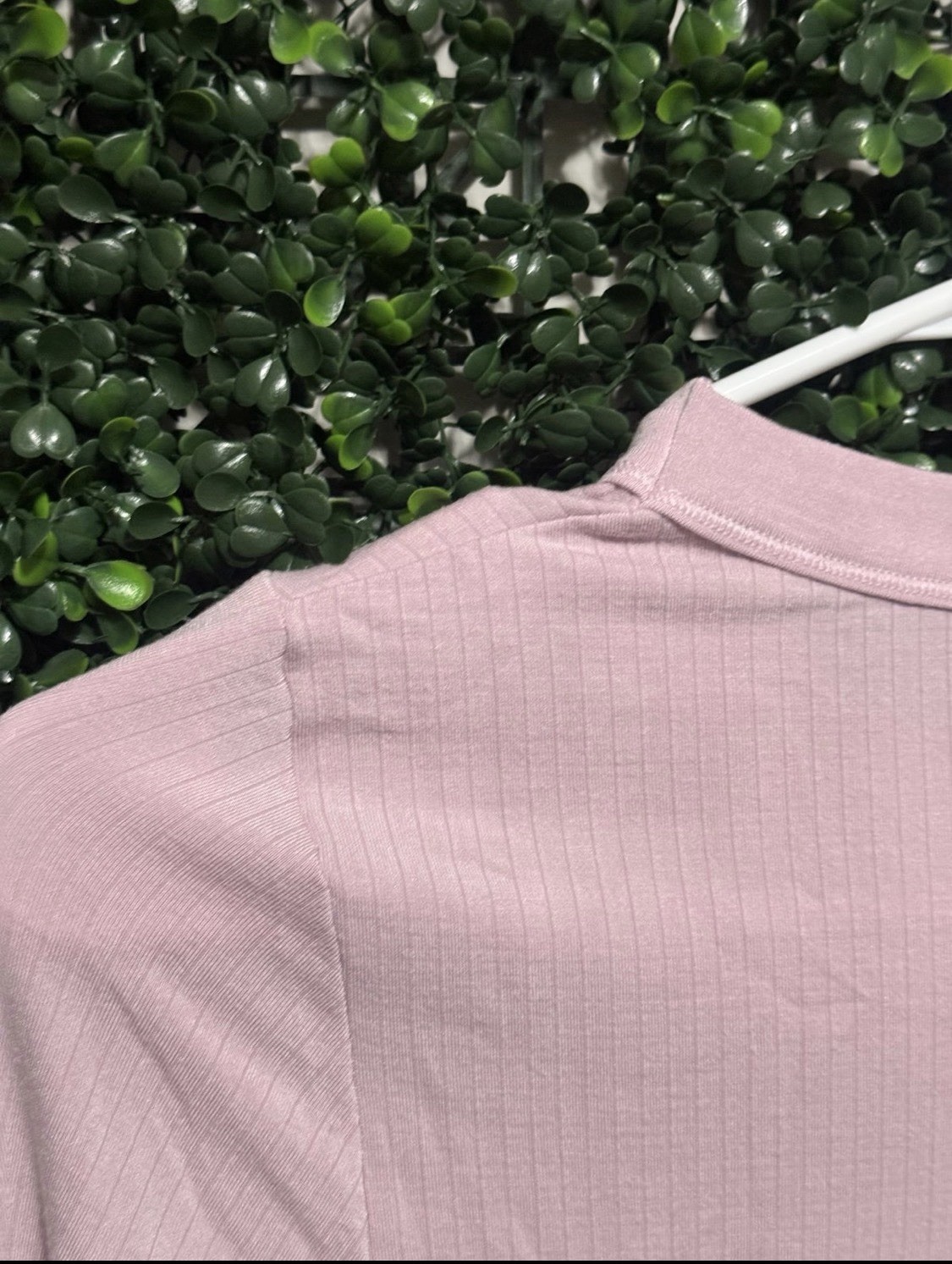 NWT FREE PEOPLE So Soft Seamless Modal Long Sleeve Top XS/S ORCHID VEIL/LT PINK