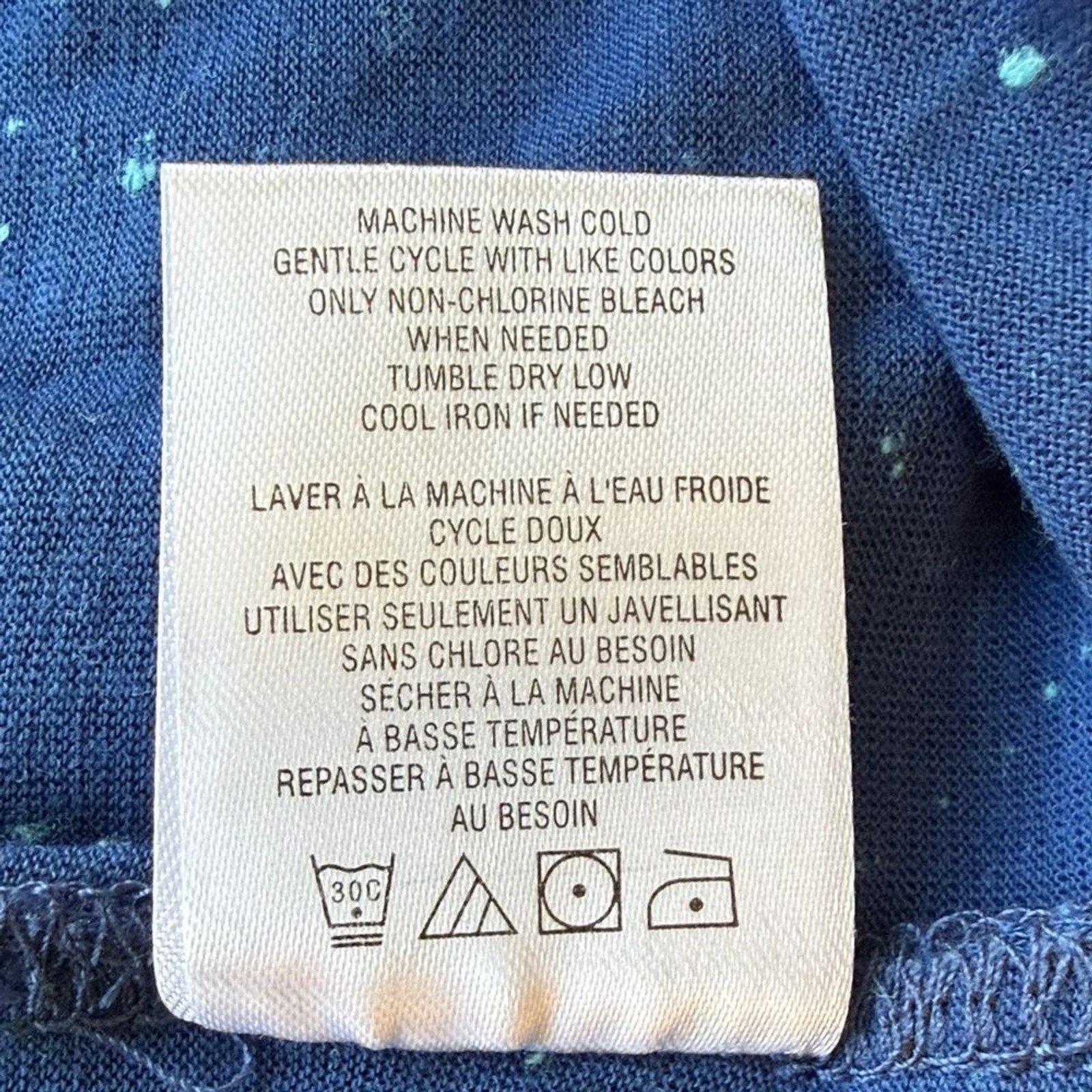 Spalding Studio Women’s XL Ruched Side Tie Active Tee NWT Teal Blue Scoop Neck
