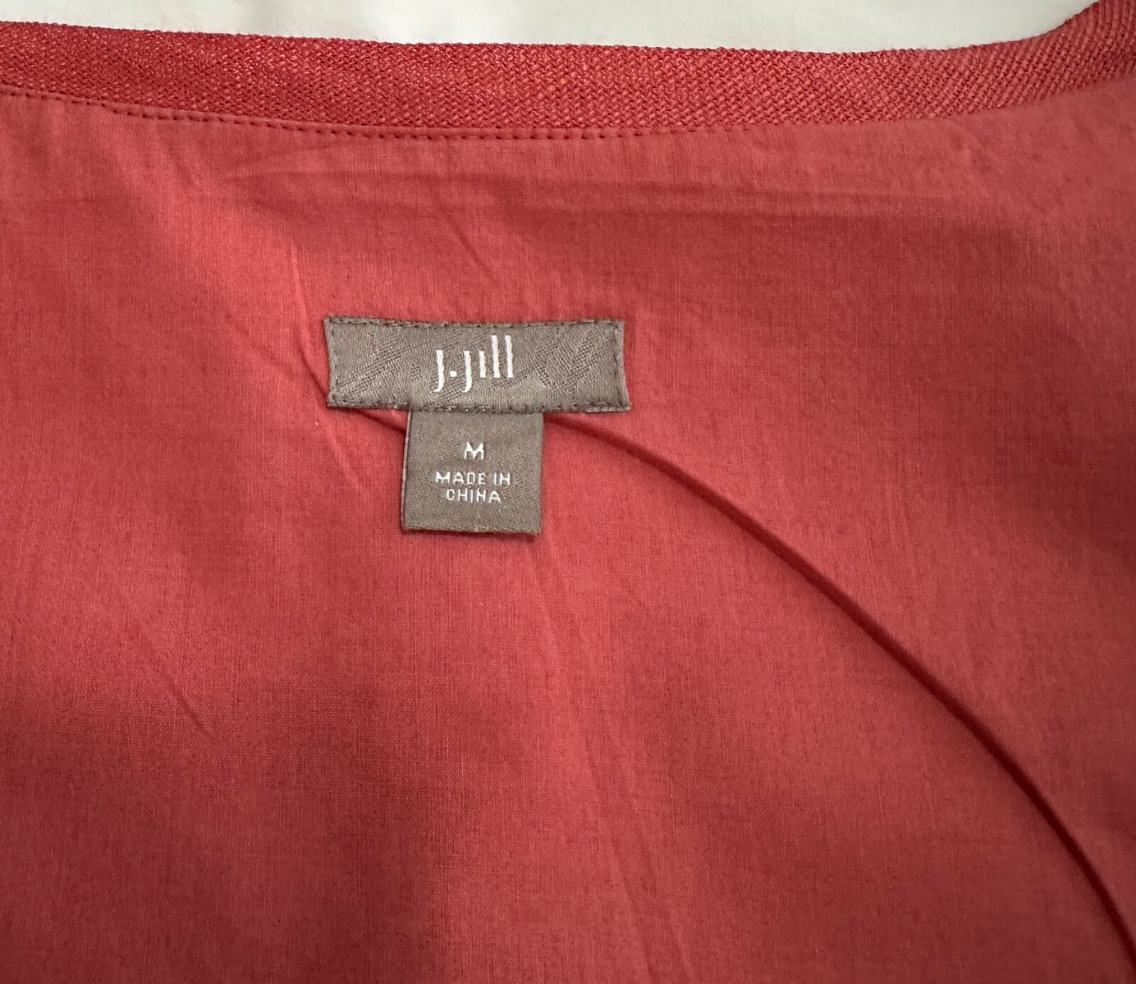 J.Jill S/L Linen Top Silk & Linen Fully Lined SZ M EUC