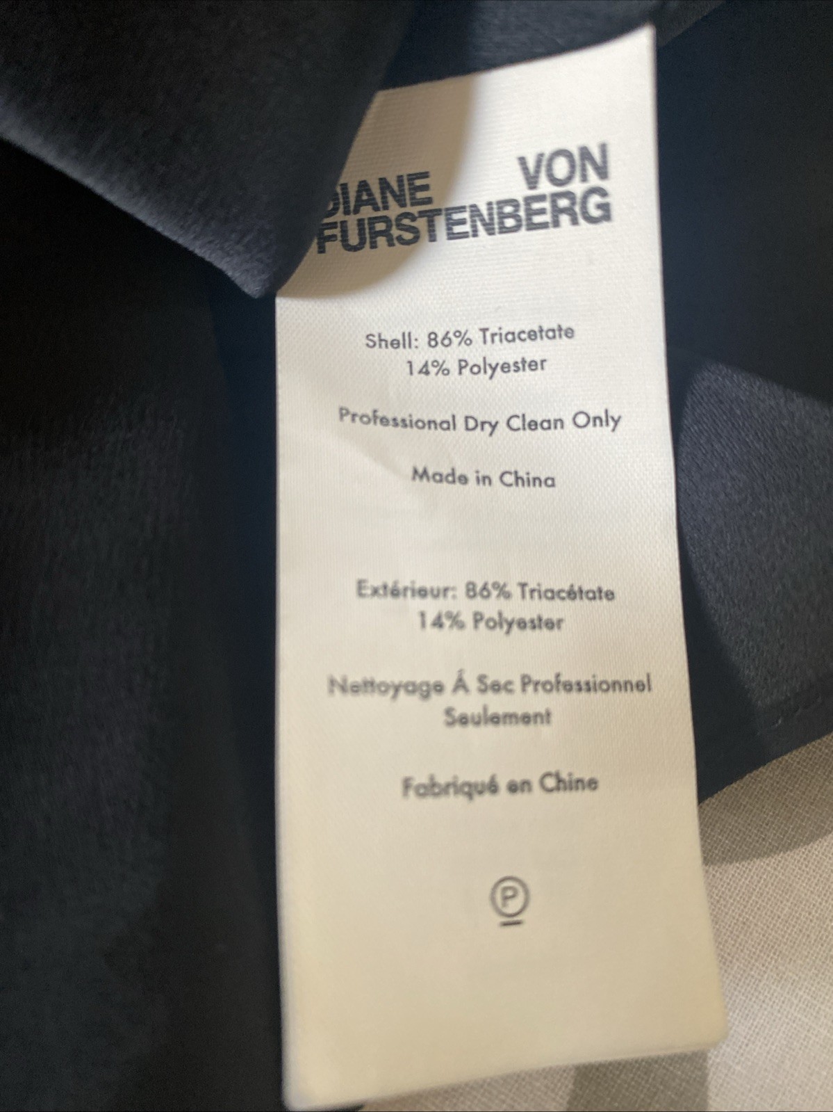 diane von furstenberg Black Top Dressy Formal Medium Spaghetti Strap Cocktail