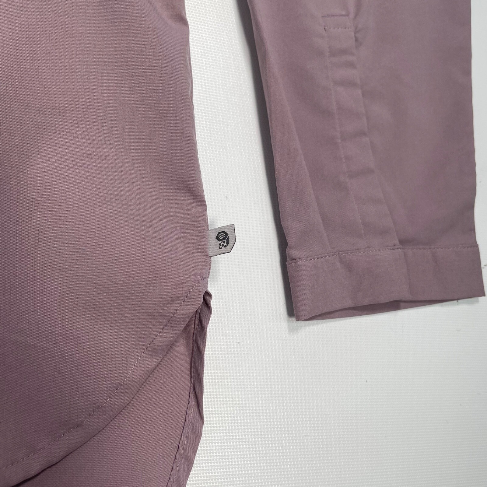 Mountain Hardwear Canyon Pro Popover Long Sleeve Shirt Mauve Pink Women’s M