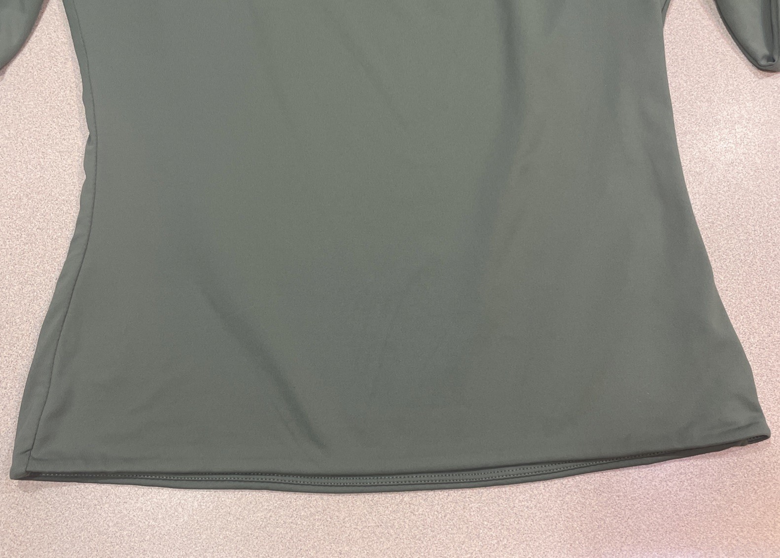 90 Degree By Reflex Women’s Square Neck Long Sleeve Top Olive Green Size L