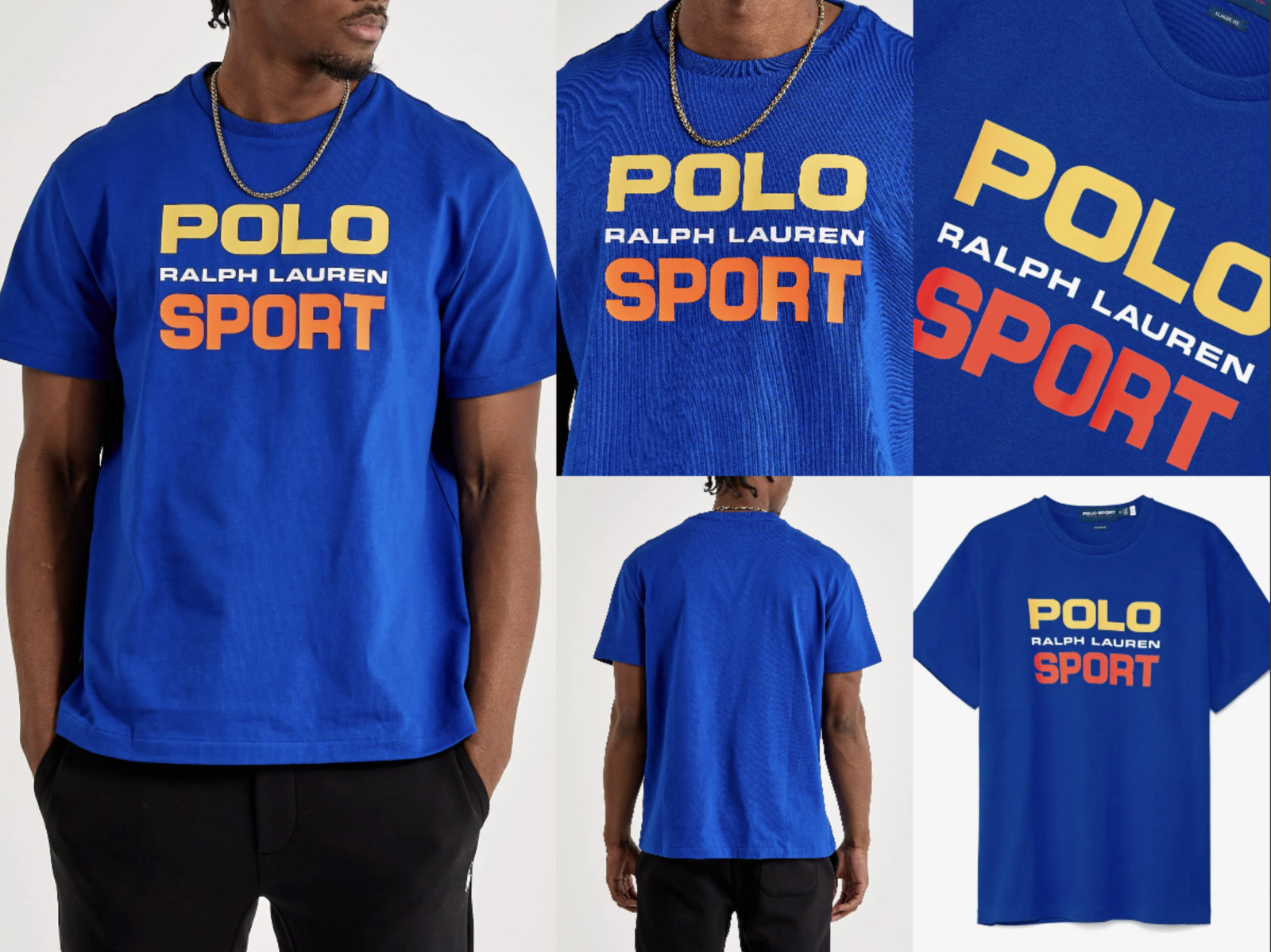 POLO RALPH LAUREN HEAVYWEIGHT 90s TEE T-Shirt Shirt Classic Fit Pure Cotton XL