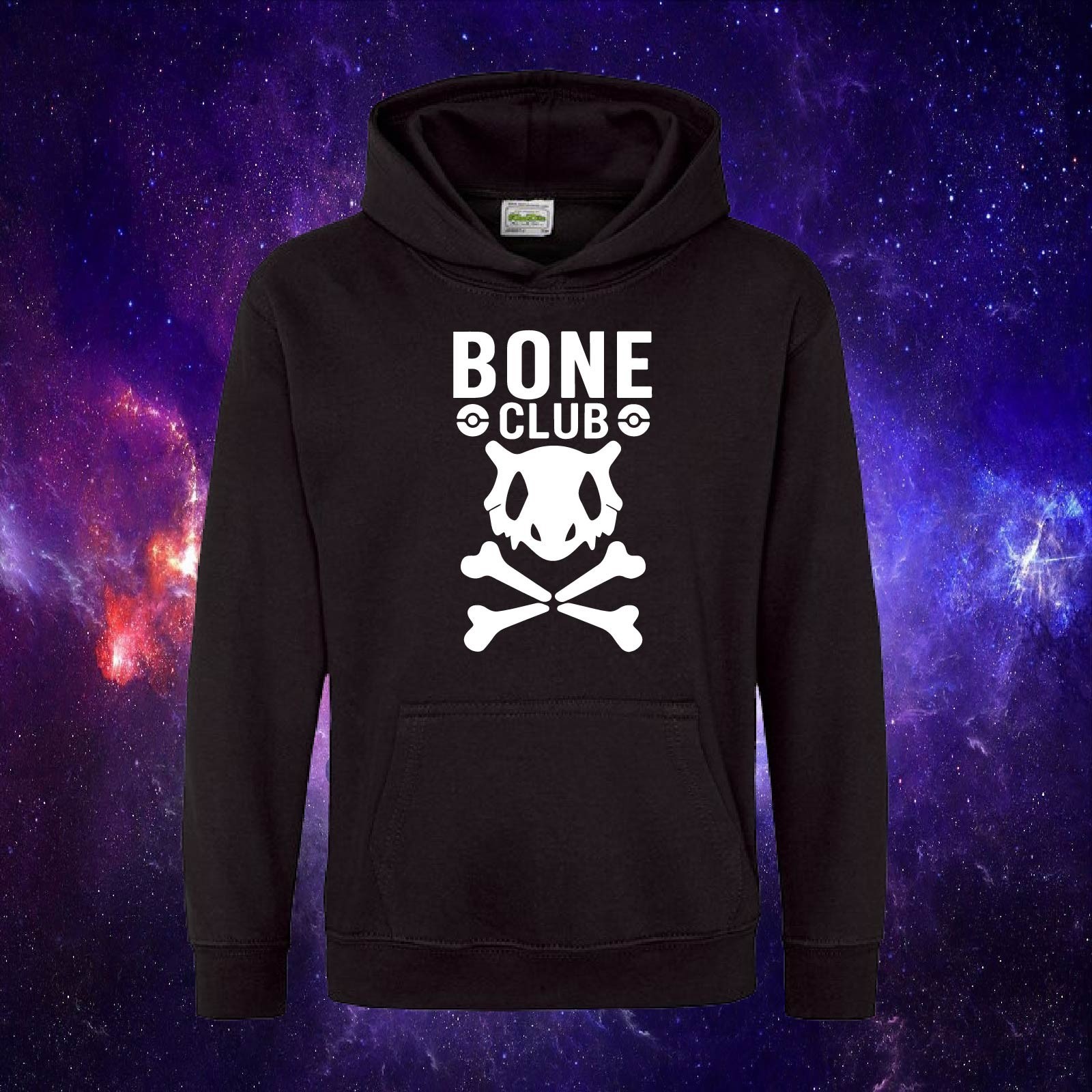 Bone Club Cubone Pokemon Inspired Adults/Kids Unisex HOOD HOODIE