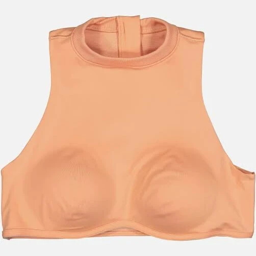 Adidas X Ivy Park Beyoncé Crop Top Padded High Neck Coral M UK 12 14