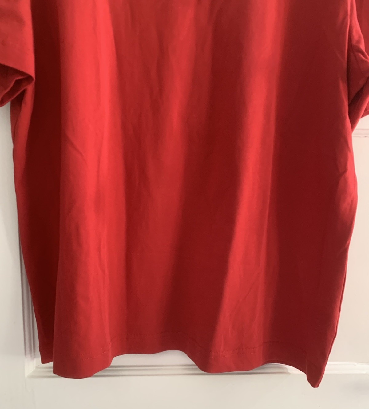 MAGDA BUTRYM X H&M – RED ROSE MOTIF LOGO T-SHIRT – Size Large