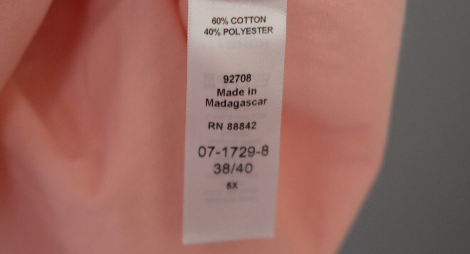 Nwot! Roaman’s Embroidery T-Shirt Tunic Pink Woman’s 5X 38/40 #H53-3