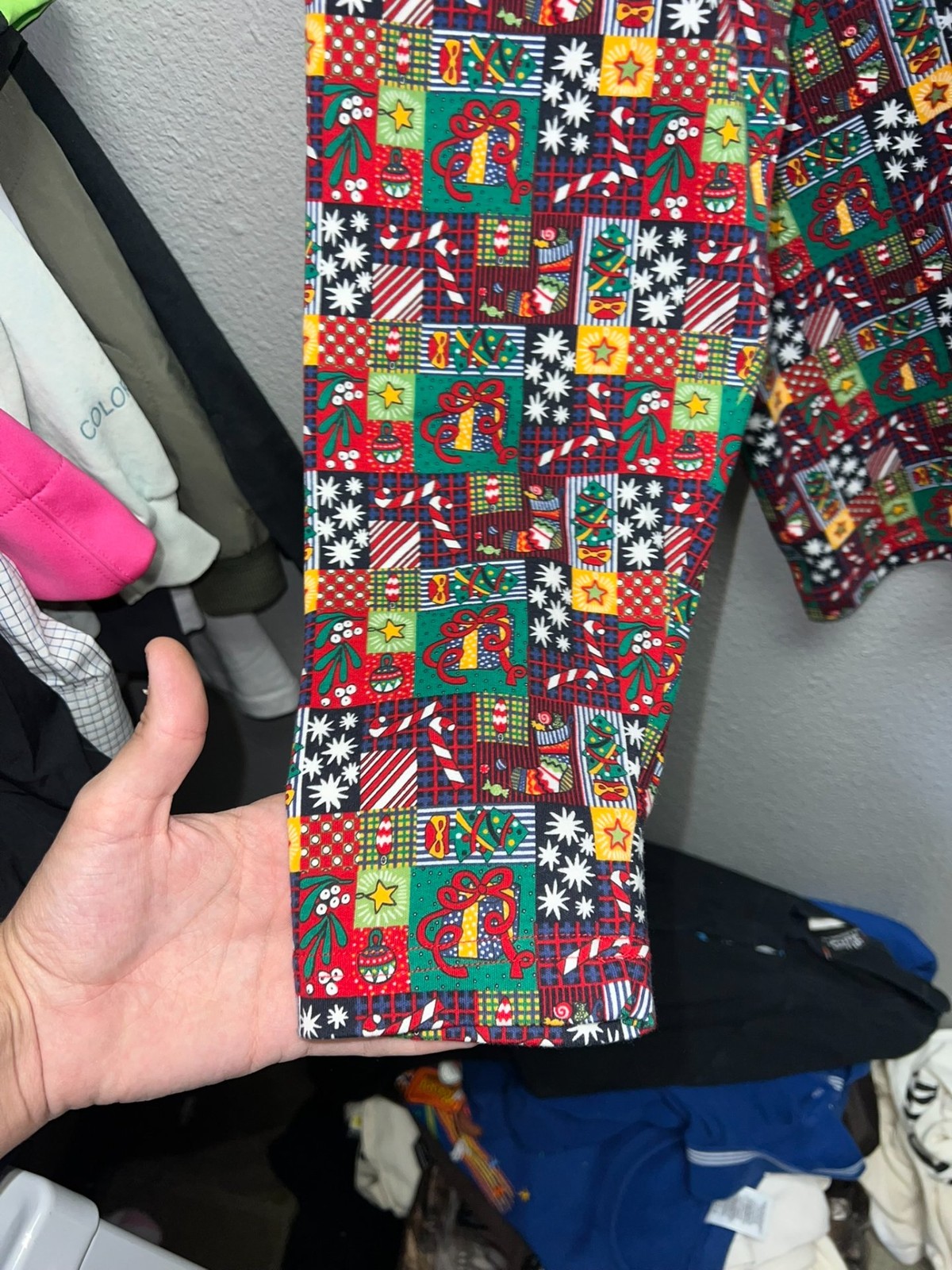 Vintage Christmas Long Sleeve Shirt Westbound Holiday Print Tee Womens 2X