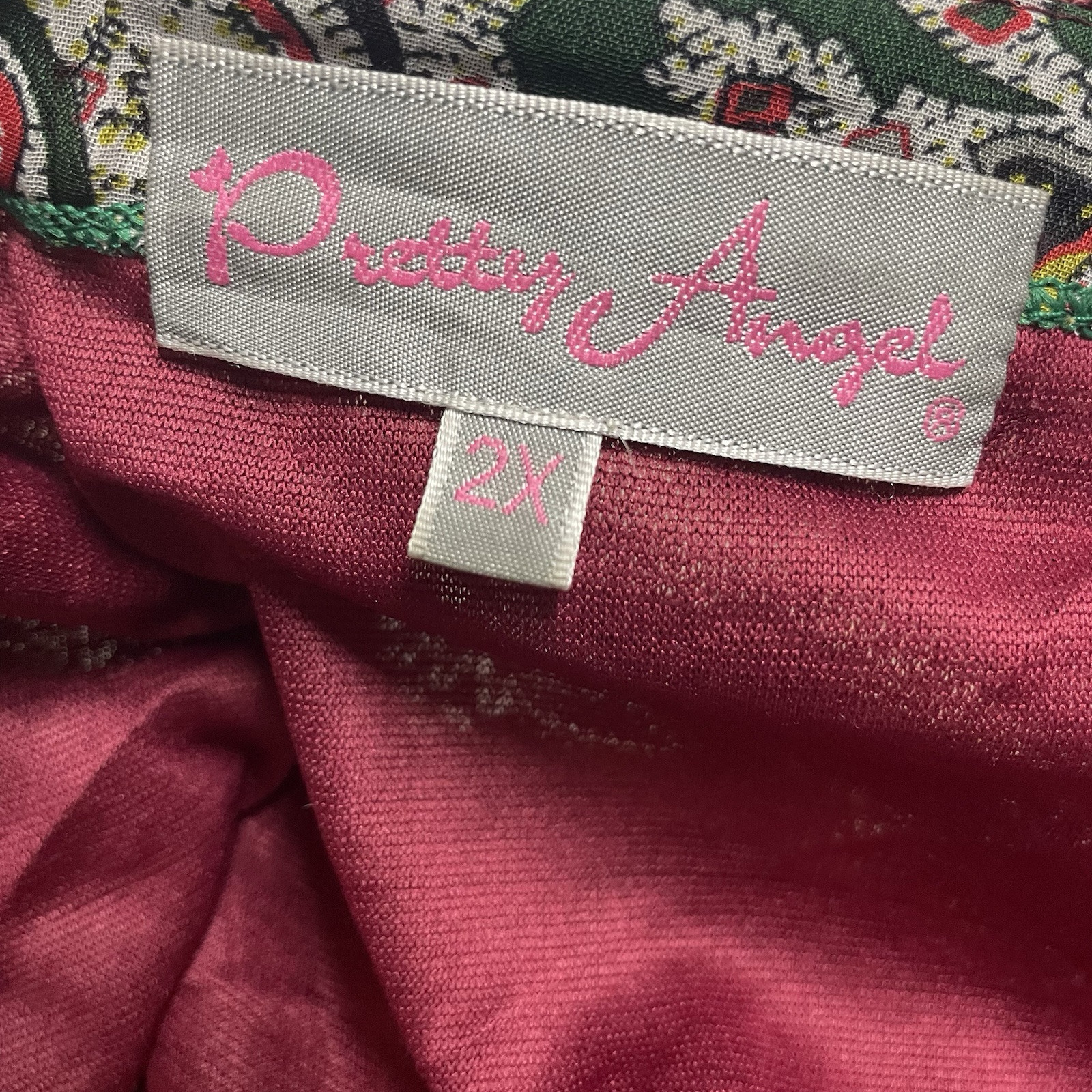 PRETTY ANGEL Top 2X Fairy Core Mixed Media Knit Embroidered Fairy Whimsigoth