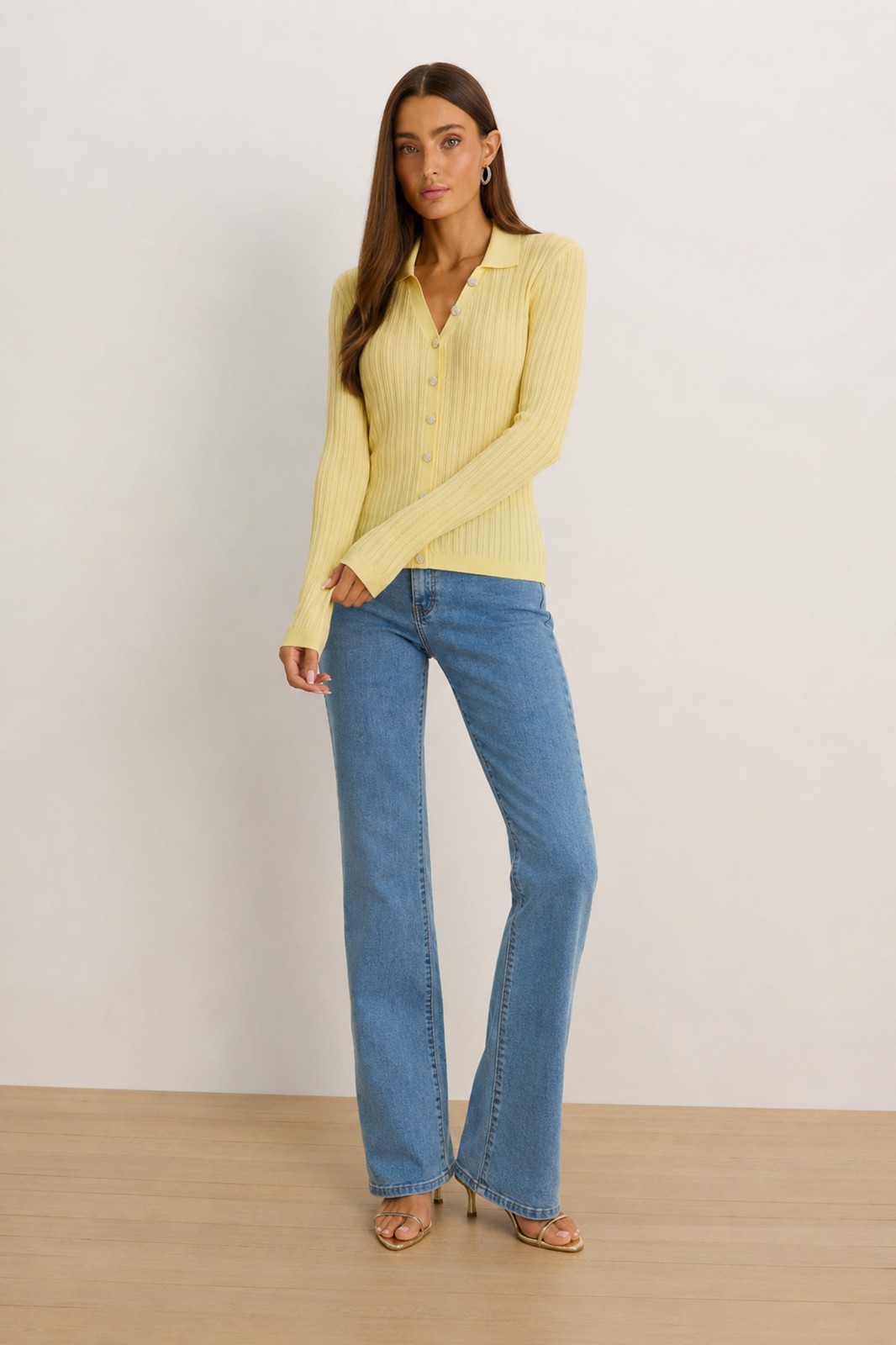Karolina Polo Shirt Sunshine Yellow THE NOLI SHOP