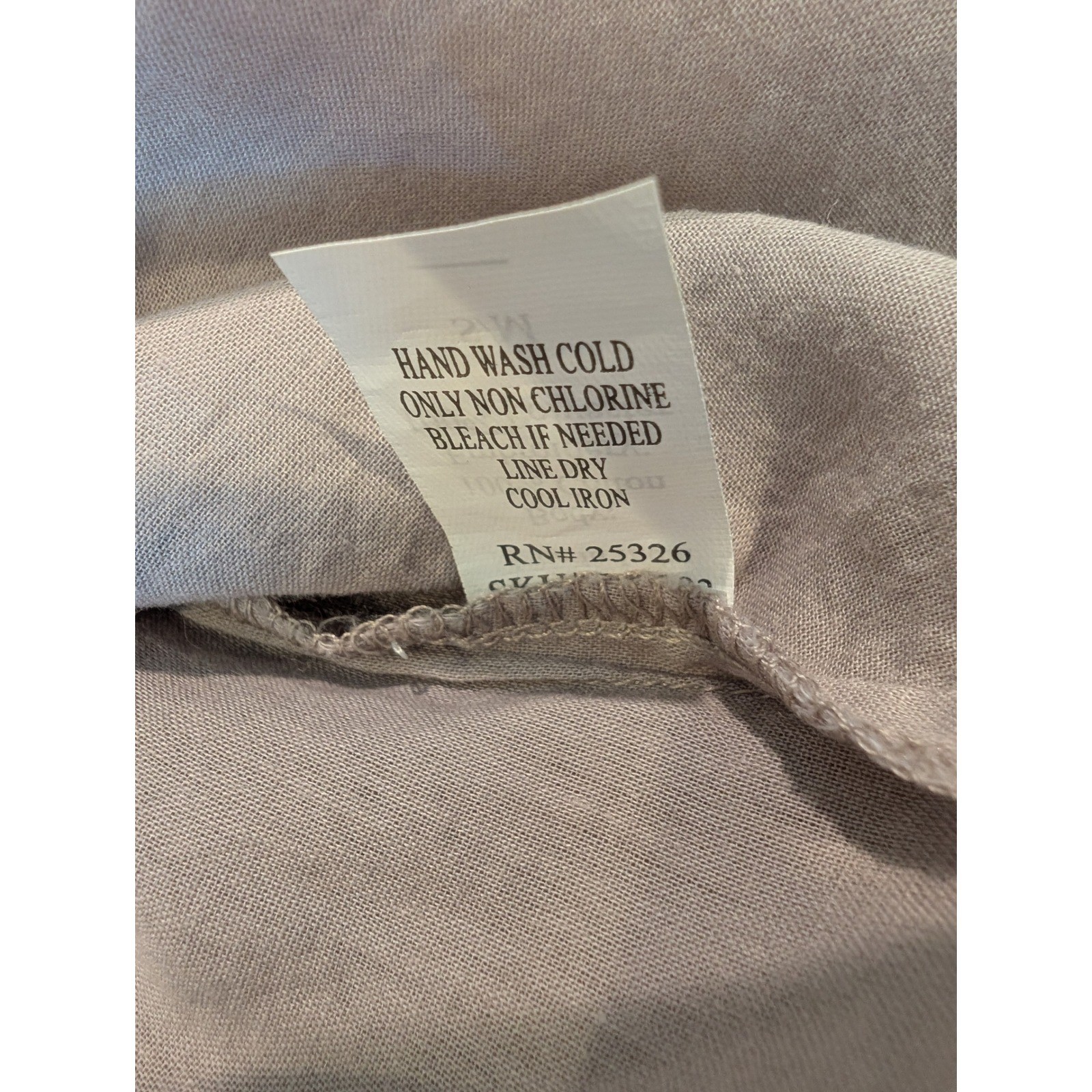 World Market Tunic Top Boho Embroidered Pintuck Cotton Taupe Grey Womens S/M