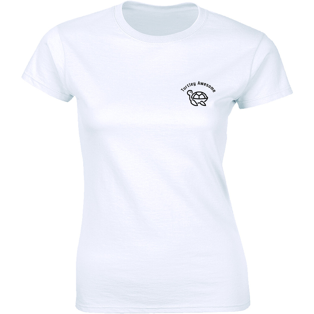Turtely Awesome – Funny Cute Turtle Design Animal Lover Gift Women’s T-shirt Tee
