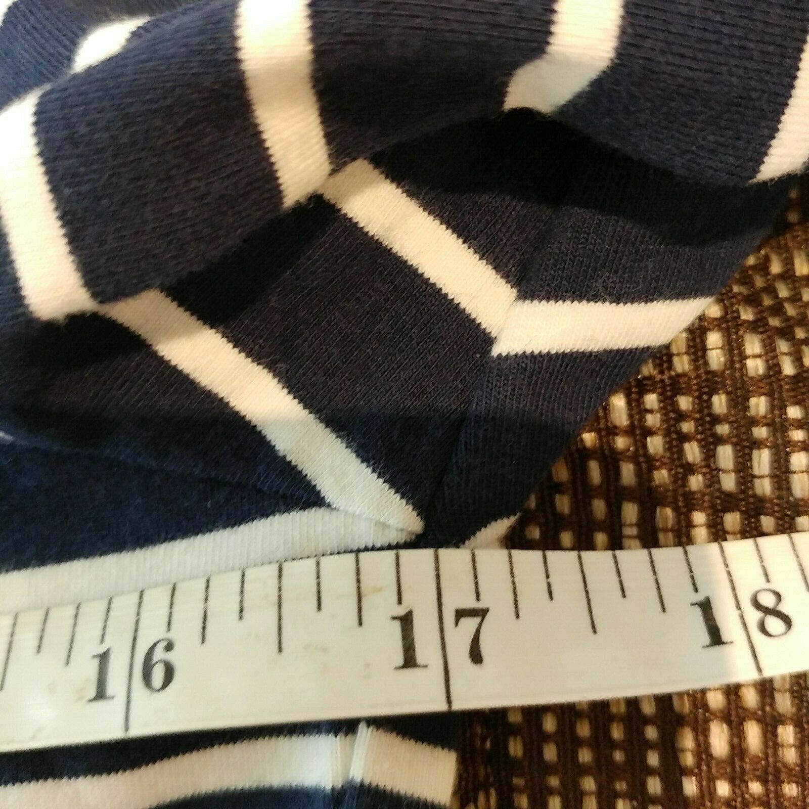 Jaeger blue white 95% cotton 5% elastane long sleeve top. UK women’s size XS