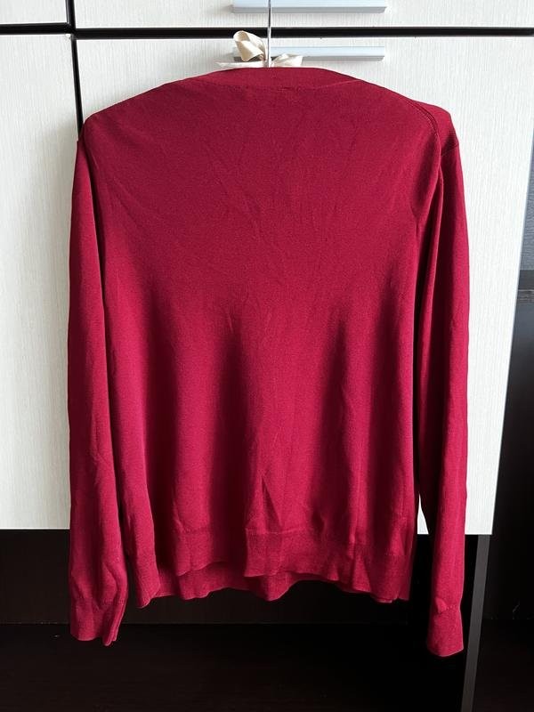 Women COS Shirt Burgundy 38 / M / 46