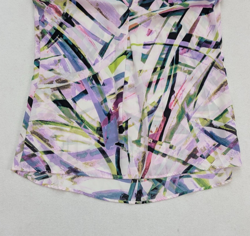Gnu Women’s Top Size S Short Sleeve Silky Textured Blouse