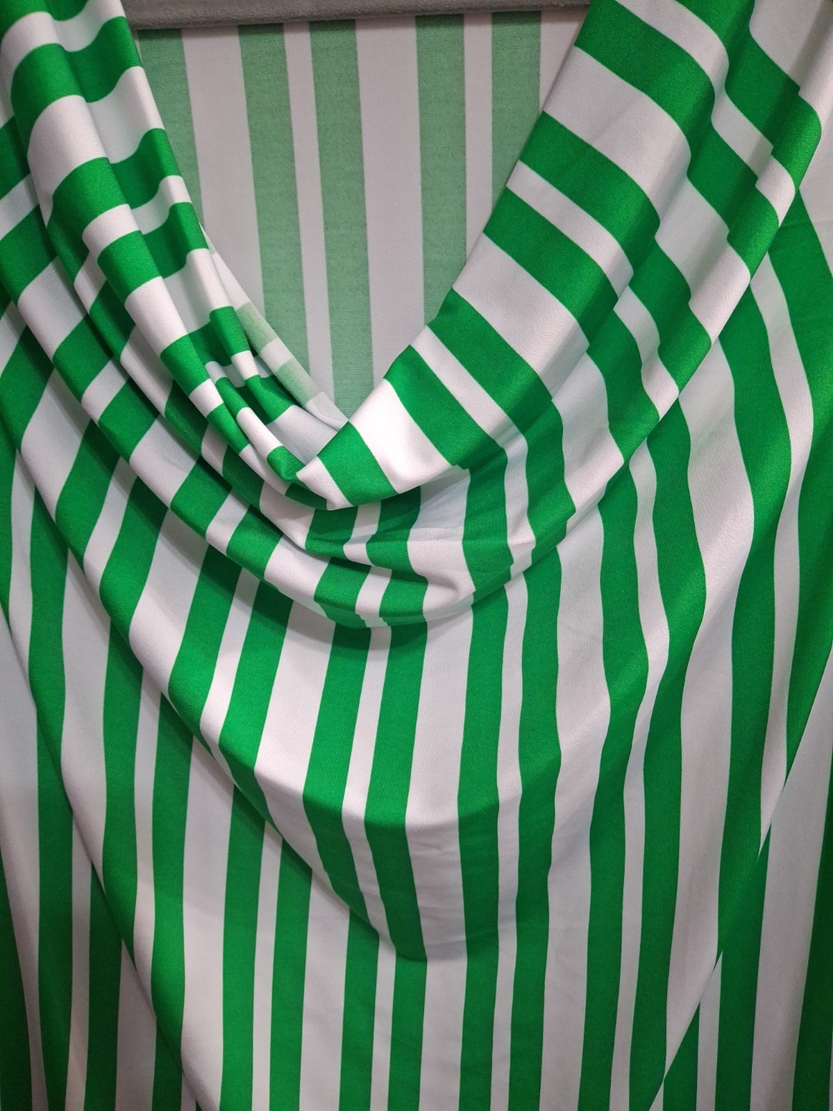 cato womens top 18/20W Green/White