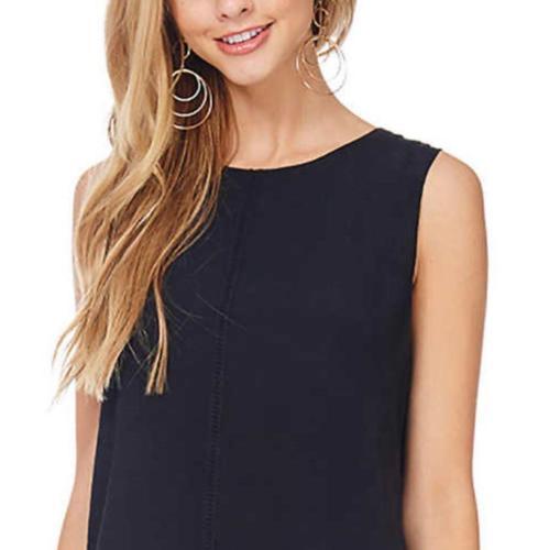 Fever Ladies’ Sleeveless Double Woven Tank – Size Varies – G-8