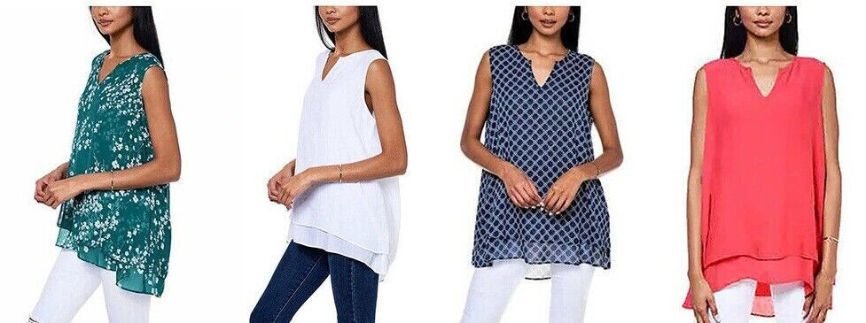 Cristina B Womens Sleeveless Top