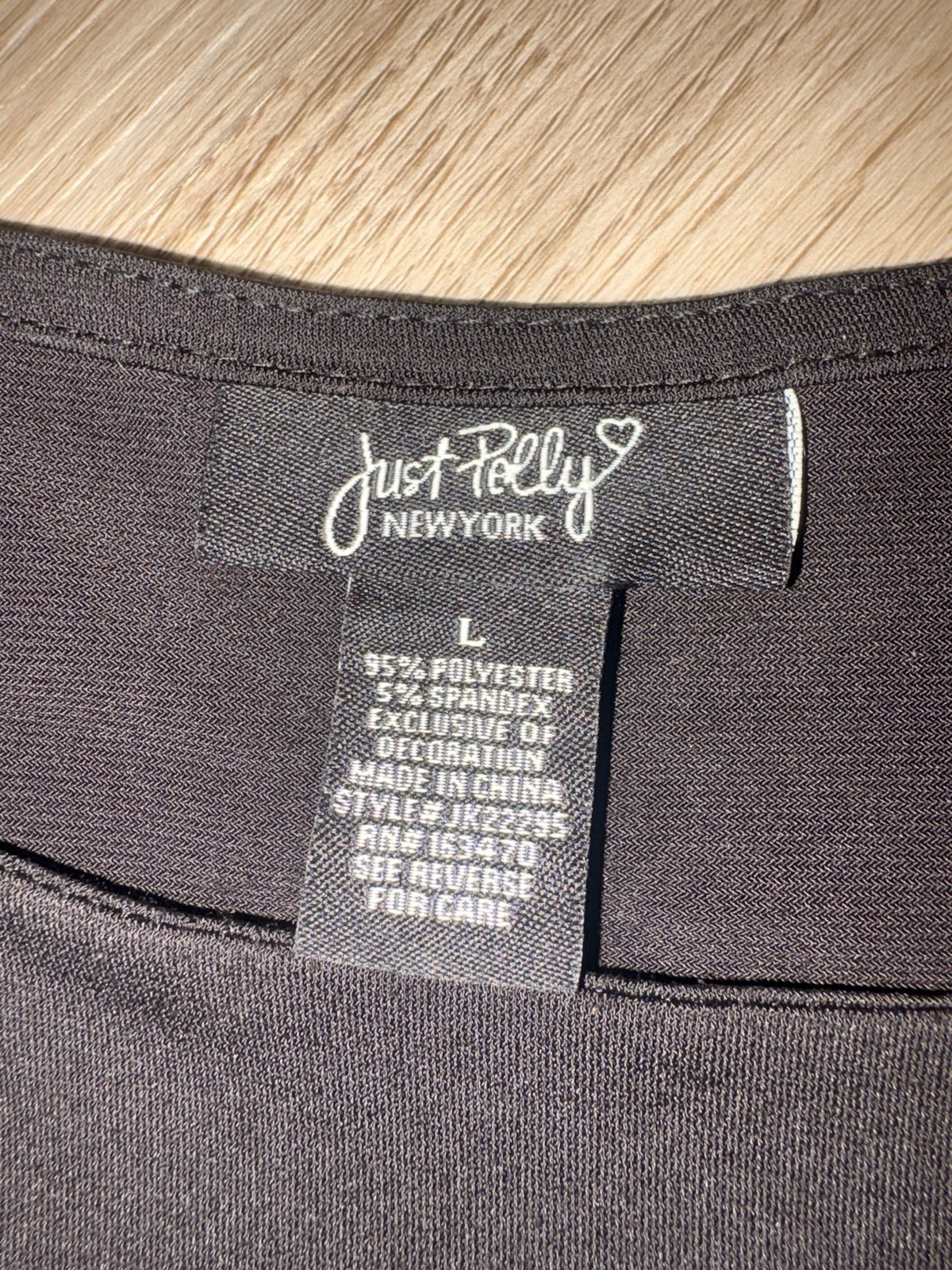 Just Polly New York Black Solid Knit Round Neck Pullover Buckle Tank Top Size L