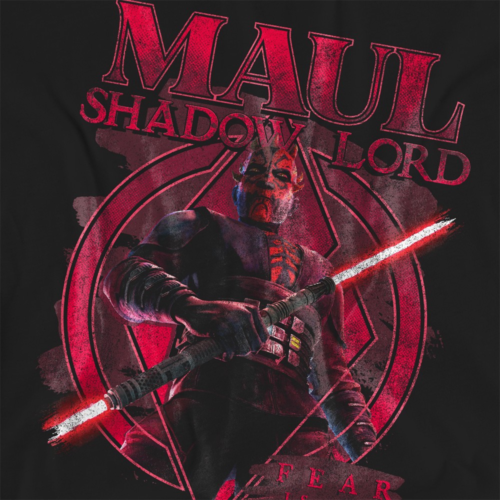 Maul Shadow Lord Fear Is My Ally Womens Fashion T-Shirt S-2XL, Black
