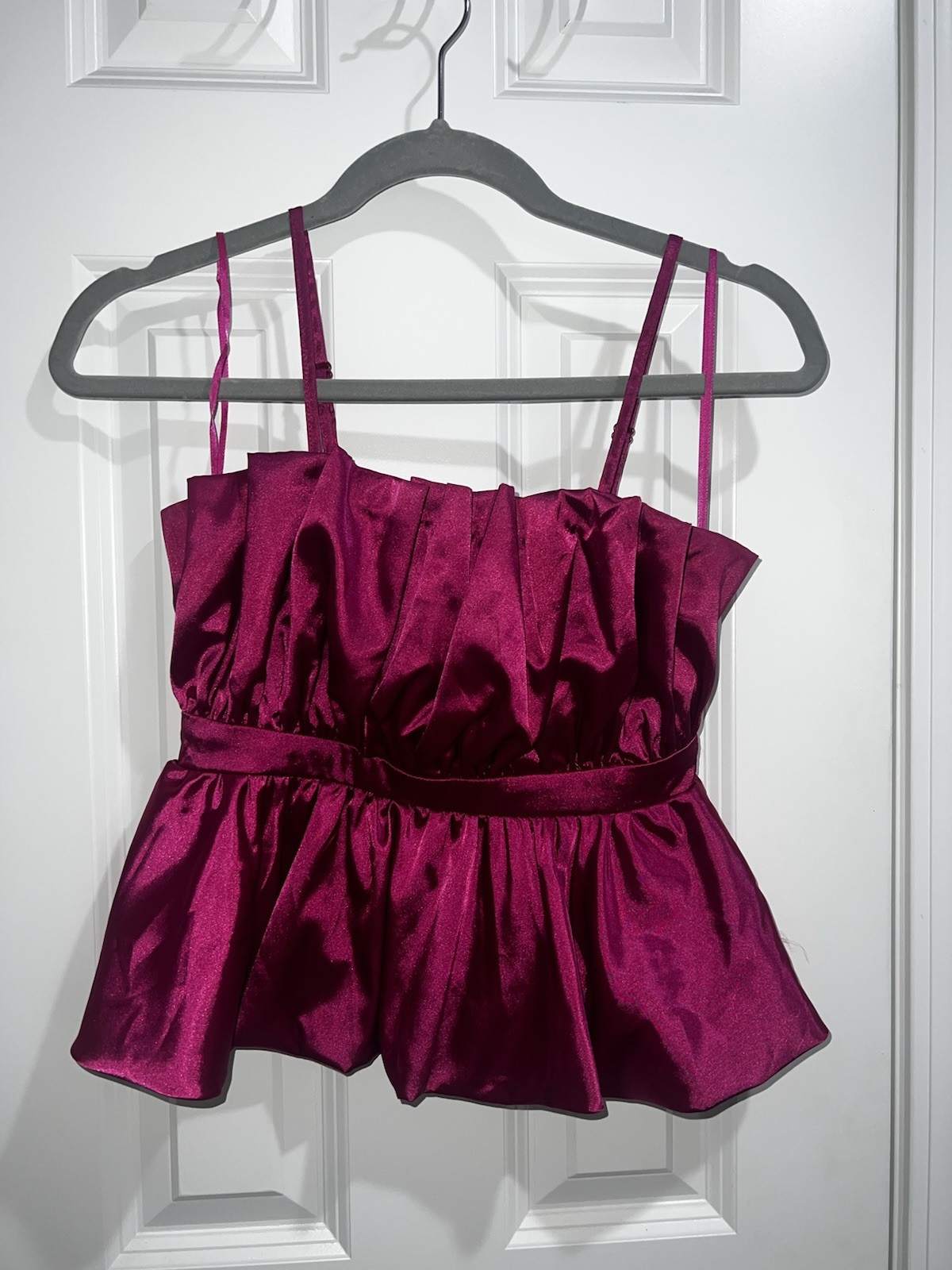 Thirty Thirty LA Women’s Peplum Pink Top Size XS- Valentines Day New with tags
