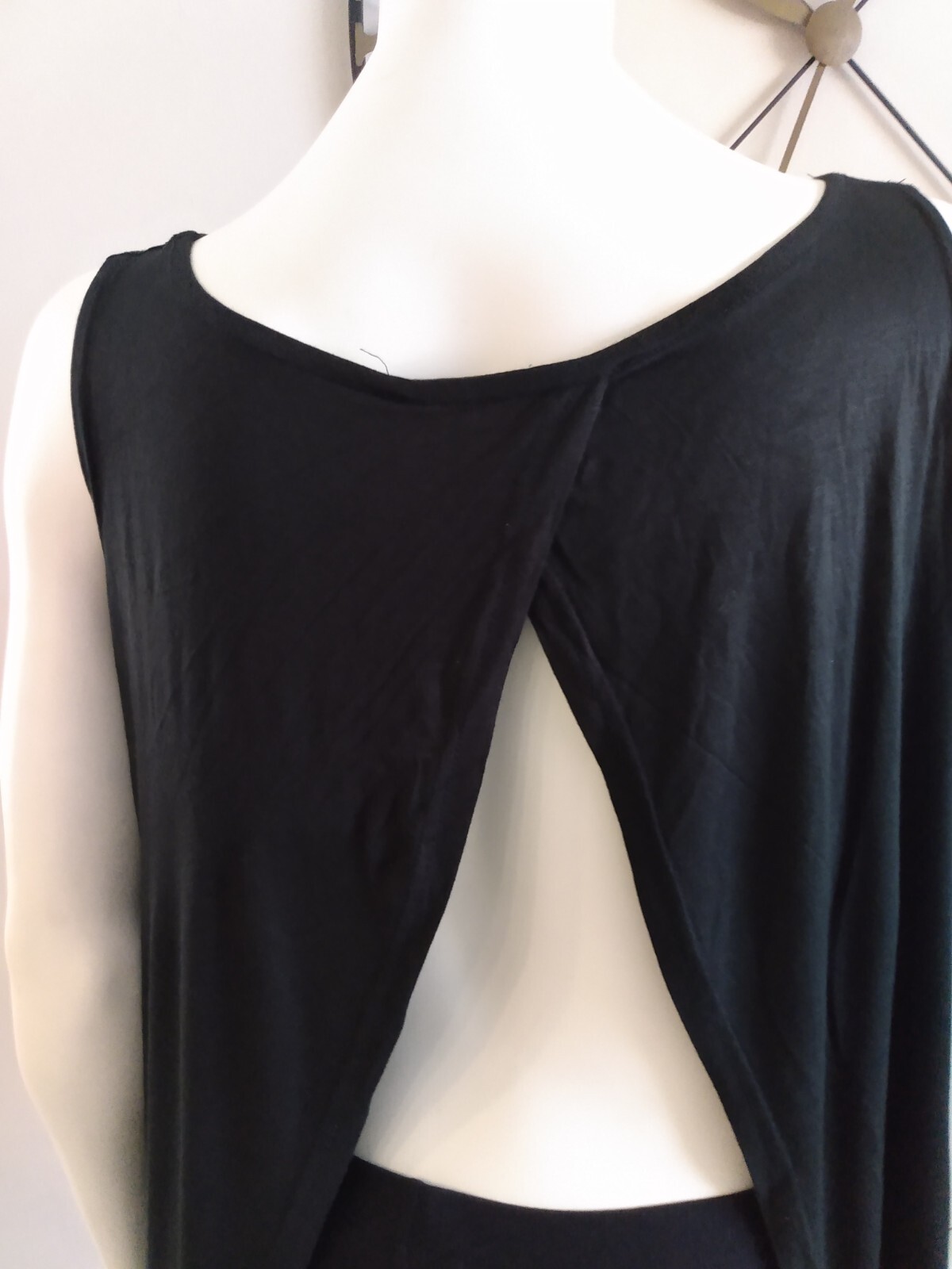 Cascade Blue Fly Away Back Printed Tank ‘GET IT GIRL’ Black Women’s Plus Size 1X