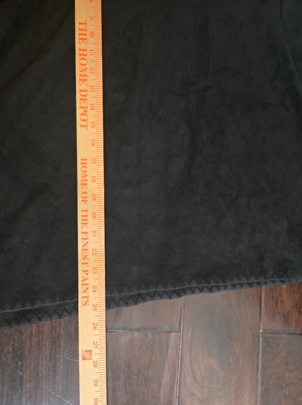 Marie Oliver Black Asymmetrical Handkerchief Hem Top Faux Suede Size M