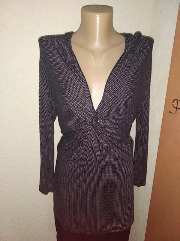 Women navy boot shirt brown 40/L/48