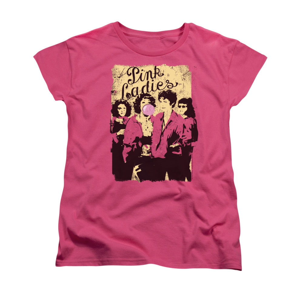 GREASE PINK LADIES Licensed Women’s Graphic Tee Shirt SM-2XL