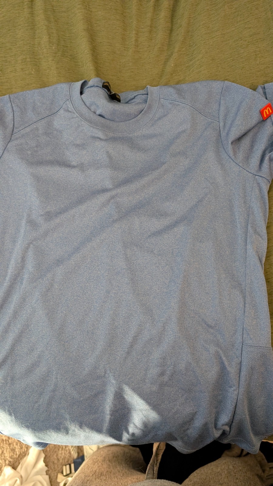 Apparel Collection McDonalds Crew Shirt unisex Large Blue